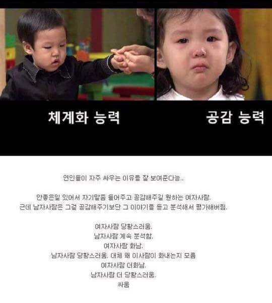 남자와 여자가 싸울수 밖에 없는 이유 | 인스티즈