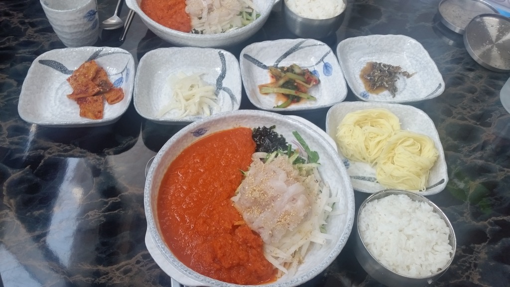 오대감참가자미물회 이미지