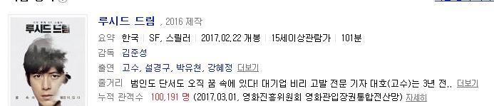 개봉 일주일만에 관객수 10만명으로 쫄딱 망한 영화 | 인스티즈