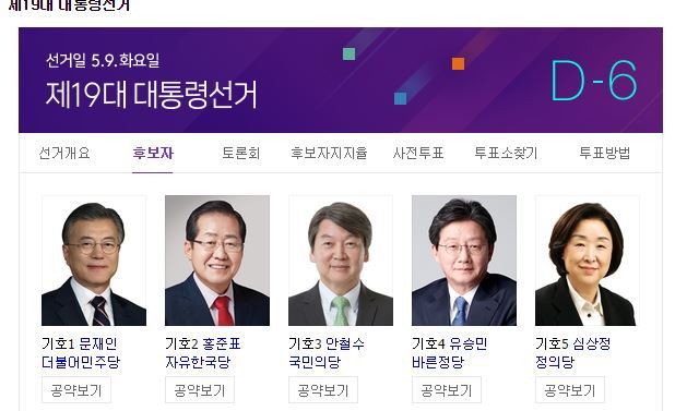 관상가가 본 대통령 후보 5인 | 인스티즈