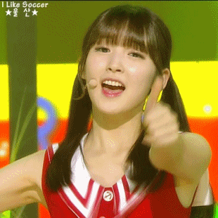 160807 인기가요 오마이걸 - 내 얘길 들어봐(A-ing).gif | 인스티즈