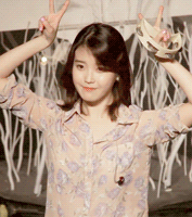 아이유 브이.gif | 인스티즈