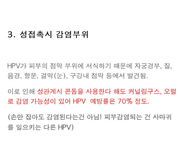 자궁경부암 제대로 알고 건강한 섹스하자 | 인스티즈