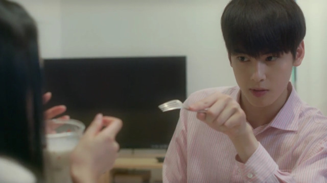 [마이로맨틱썸레시피] 모쏠 여주가 차은우 입간판과 사랑에 빠지는 웹드 3화 | 인스티즈
