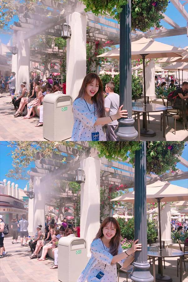 아이오아이 최유정과 김도연이 서로 찍어준 사진의 차이 | 인스티즈