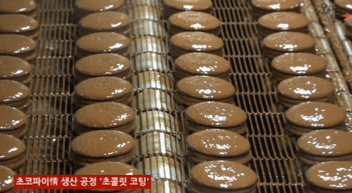초코파이 만들어지는 과정.gif | 인스티즈