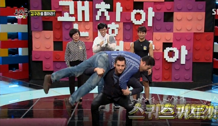 98kg 김구라 들고 스쿼트하는 어깨갱스터 | 인스티즈