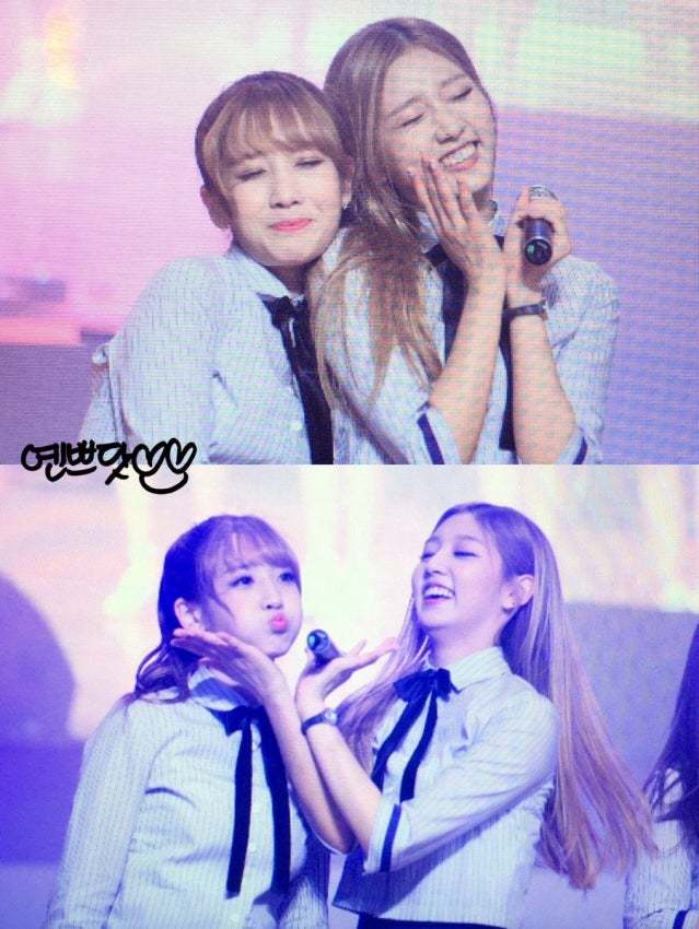 러블리즈 지애 귀여워해주는 예인이 | 인스티즈
