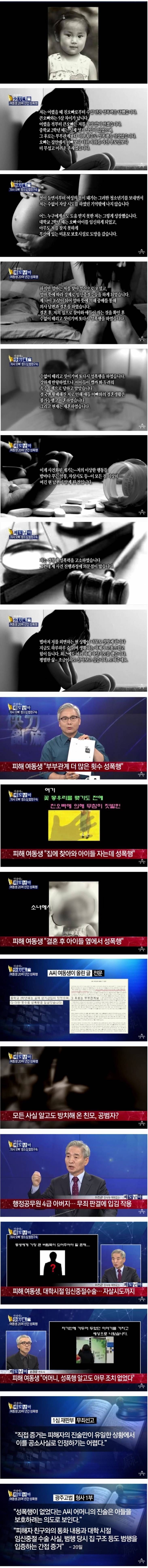 여동생을 20년간 성폭행 한 큰 오빠 | 인스티즈