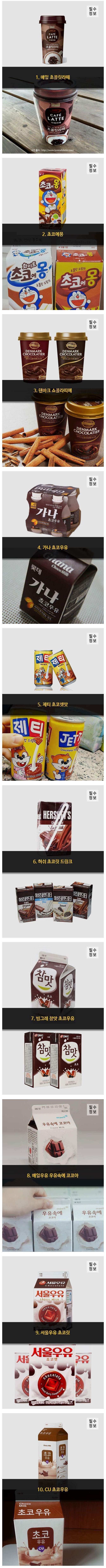 초코 우유 BEST 10.jpg | 인스티즈