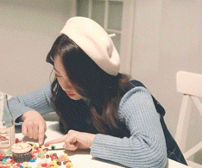 오늘자 귀여운 강미나.gif | 인스티즈