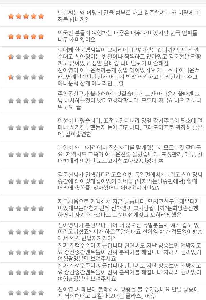 어서와~한국은 처음이지? 시청자 게시판 상황 | 인스티즈