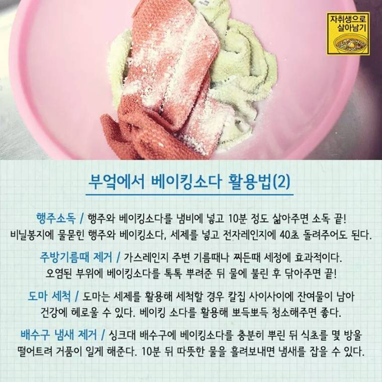 베이킹소다 30가지 활용법 모음 | 인스티즈