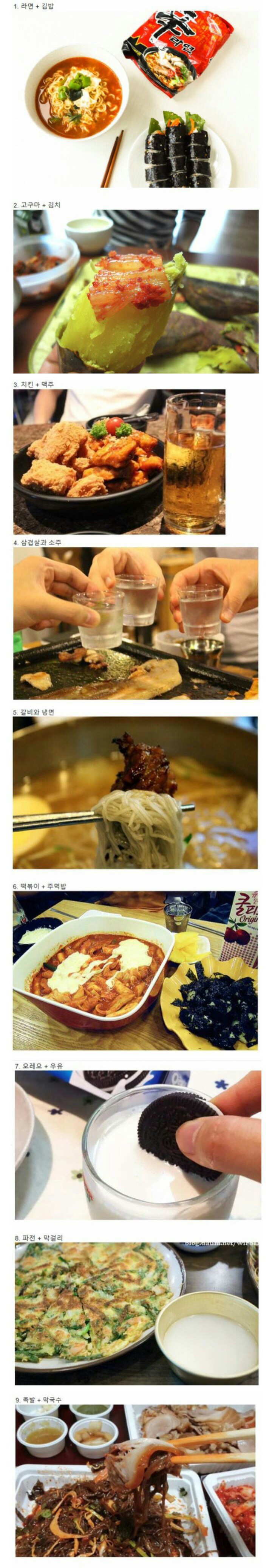 좋아하는 음식 조합은? | 인스티즈