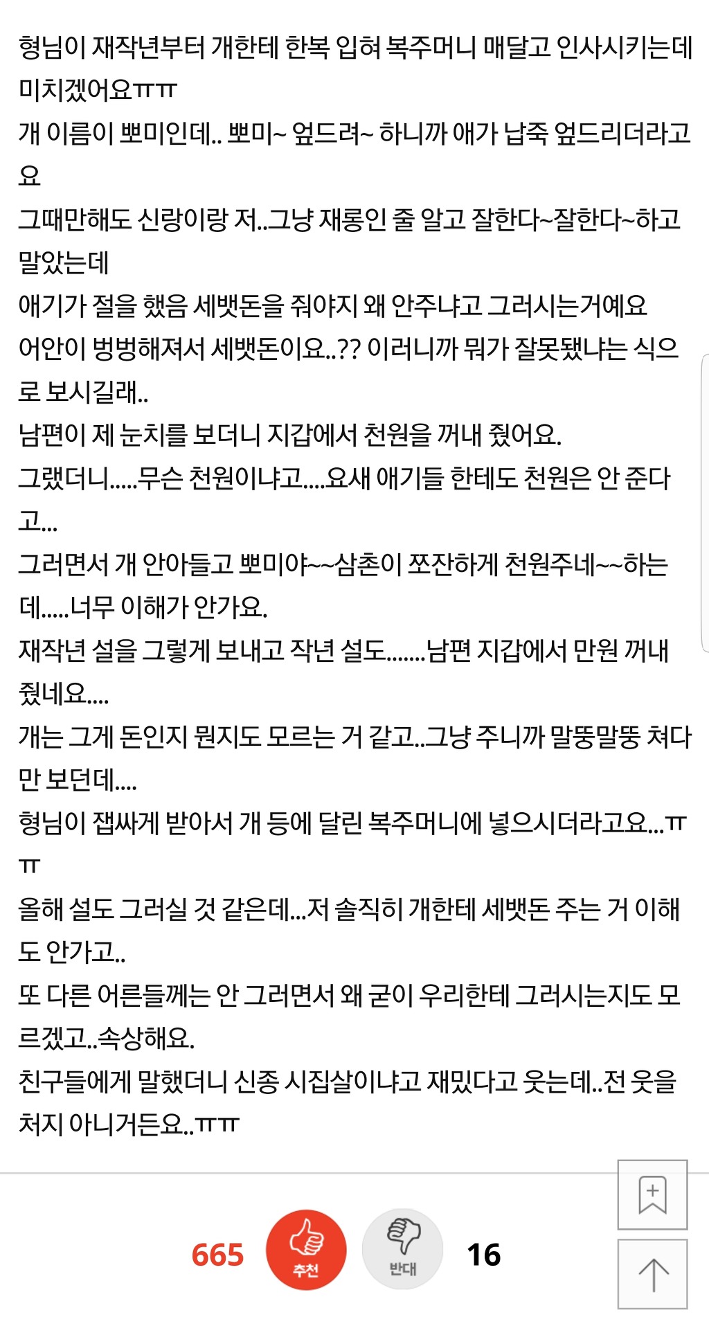 반려견에게도 세뱃돈을 줘야하나요? | 인스티즈