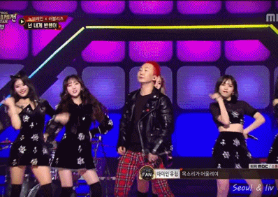 가요대제전 노브레인x러블리즈 gif | 인스티즈