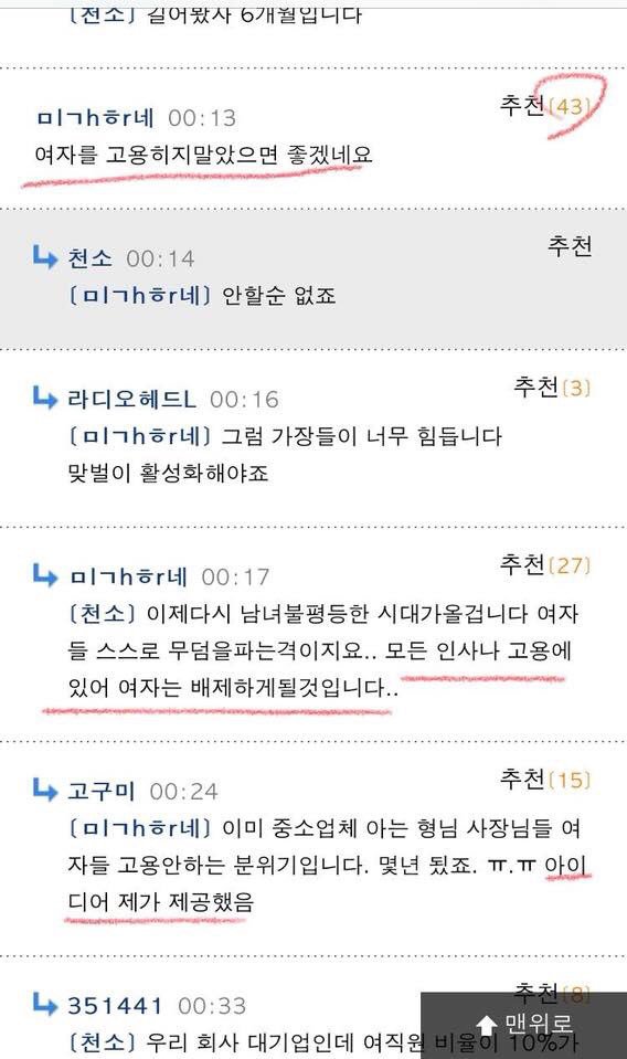 미투때문에 이제 여자 안 뽑을거임.twt | 인스티즈