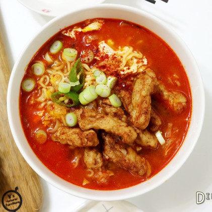 얼큰하고 시원한 탕수육! 돼지라면 gifjpg | 인스티즈