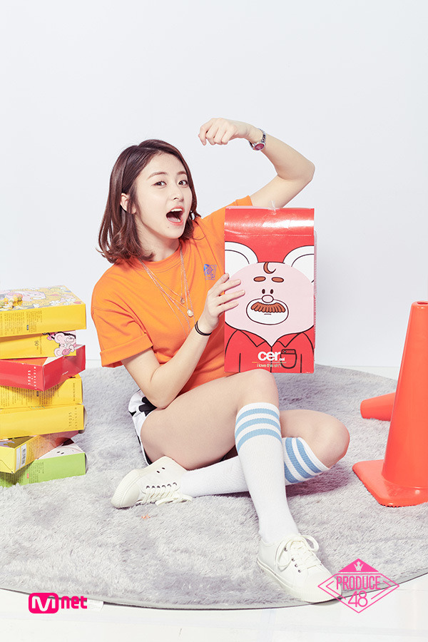 프로듀스48 기린쨩 허윤진.jpg | 인스티즈