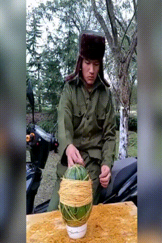 수박과 고무줄이 만나면?.gif | 인스티즈